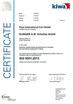 ISO 9001 Certificate 